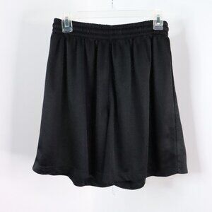 Drift Creek Adult Mens S Black Elastic Waist Mesh Athletic Gym Basketball Shorts
